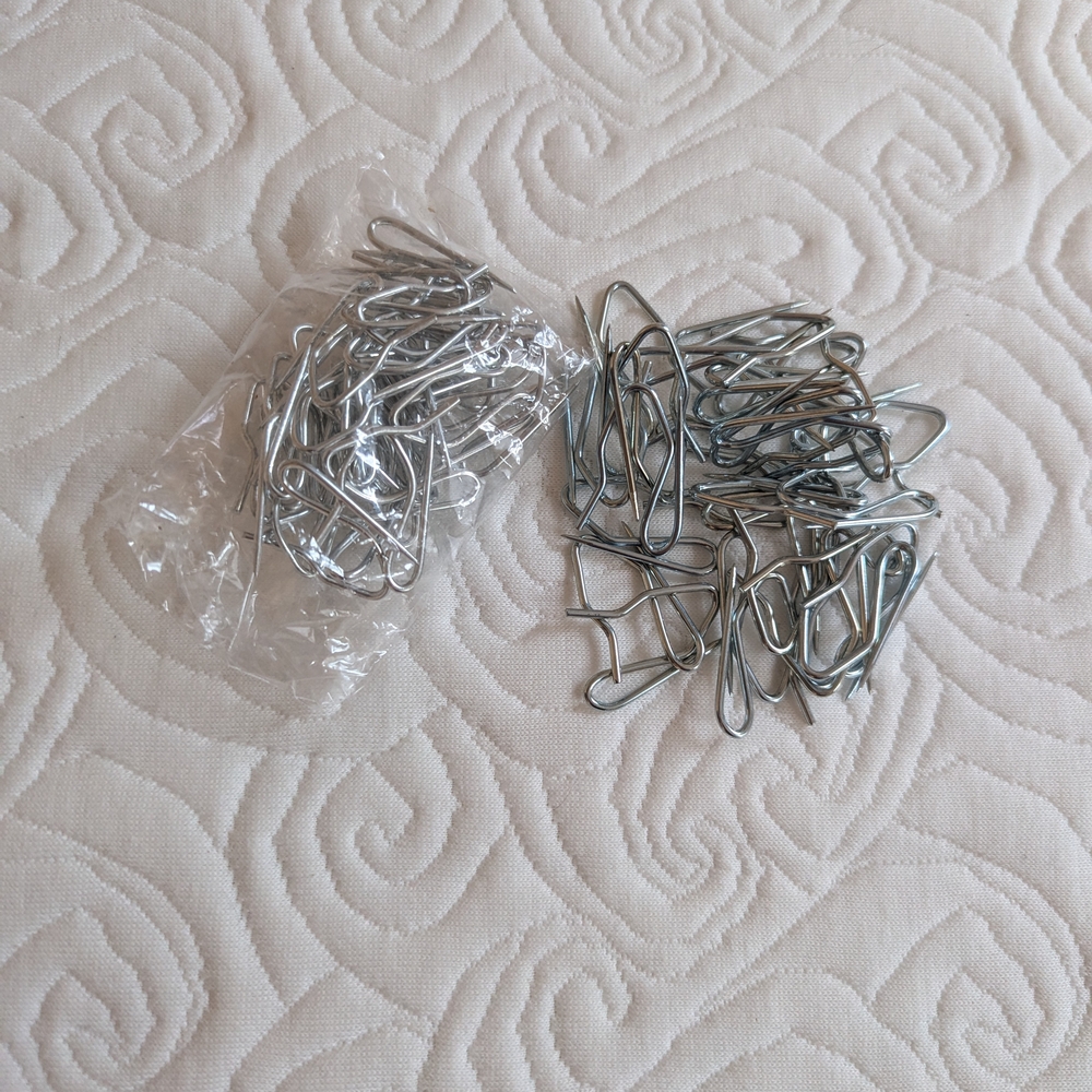 Nickel Steel Traverse Projection Curtain Hooks
